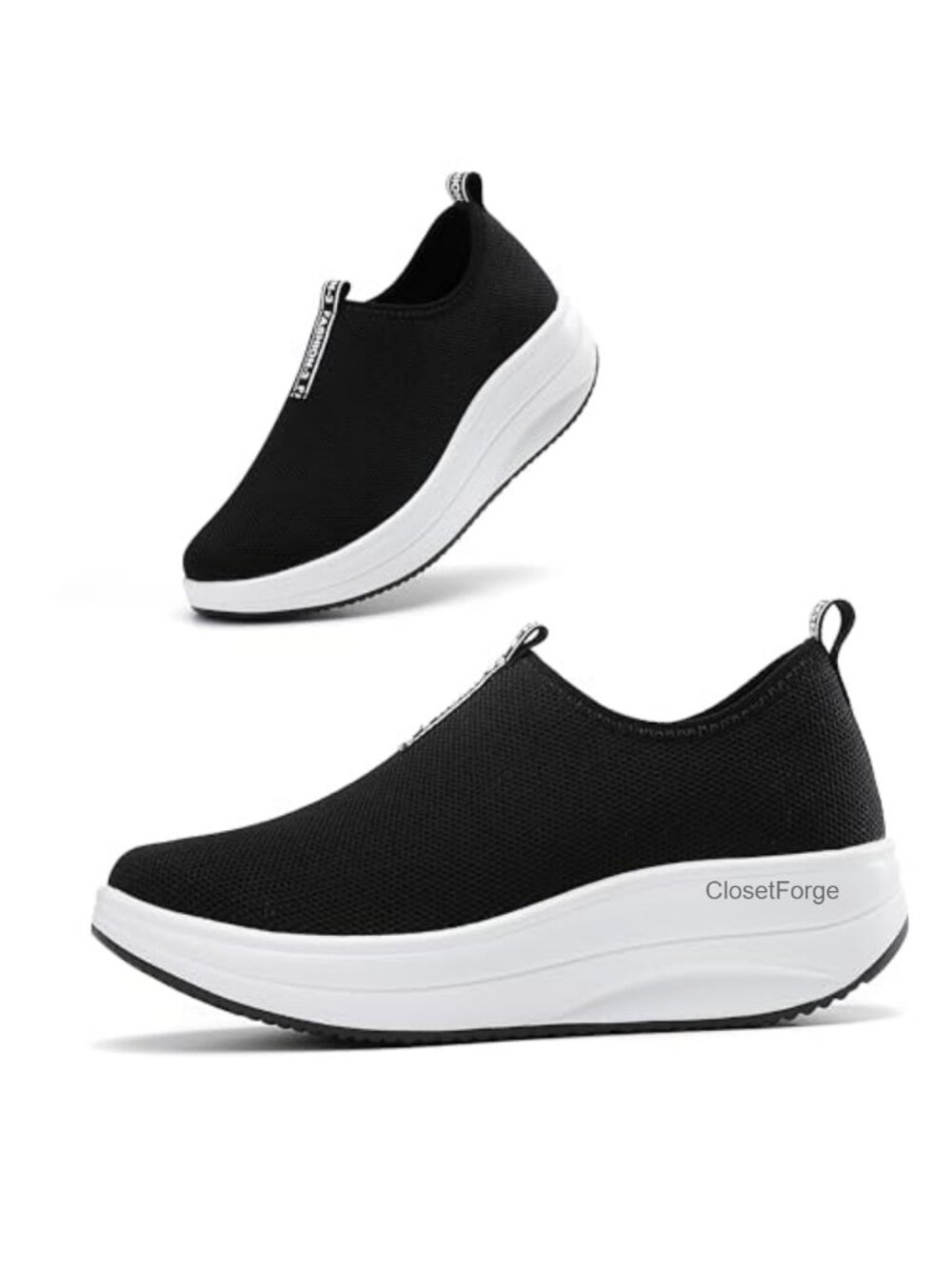 Platform Loafers for Women Slip On Sneakers Lightweight Walking Shoes